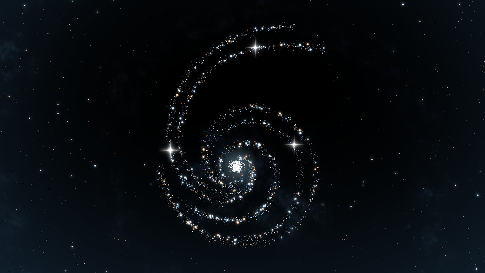 GPT-6 Astra 主题配图：星光组成数字 6